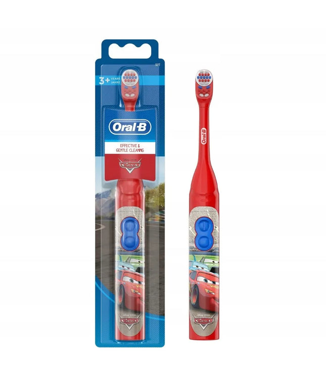 Elektrinis dantų šepetėlis vaikams Oral-B Braun Cars + laikmatis