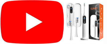 Elektrinis Sonicinis Dantų Šepetėlis 120 000 aps./min, su dėklu, stotele ir antgaliais