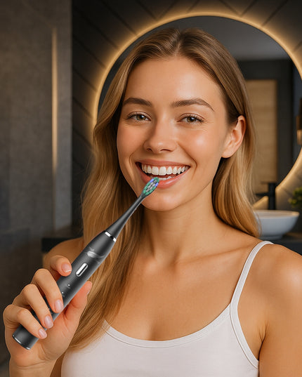 Sonic dantų šepetėlis + dėklas + laikiklis + 37 tūkst. vibracijų MEDI SLEEP