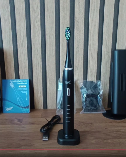 Sonic dantų šepetėlis + dėklas + laikiklis + 37 tūkst. vibracijų MEDI SLEEP