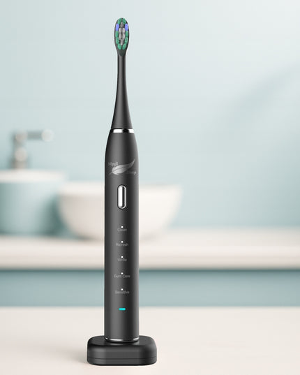 Sonic dantų šepetėlis + dėklas + laikiklis + 37 tūkst. vibracijų MEDI SLEEP