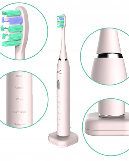 Sonic dantų šepetėlis + dėklas + laikiklis + 37 tūkst. vibracijų MEDI SLEEP