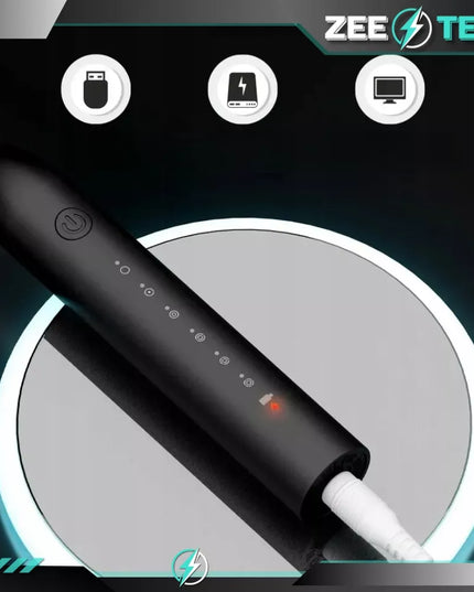 Elektrinis sonic dantų šepetėlis, 6 režimai, laikmatis + 4 antgaliai