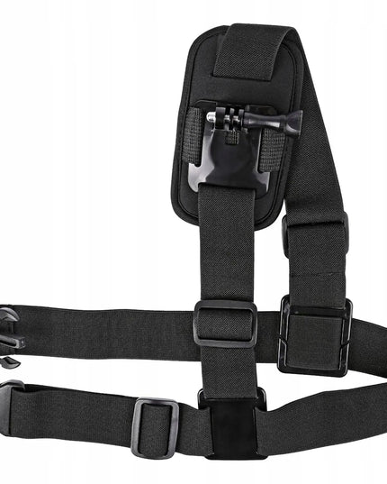 1One pečių diržai su laikikliu sportinėms kameroms GoPro HERO 8, 7, 6, 5, 4, 3+