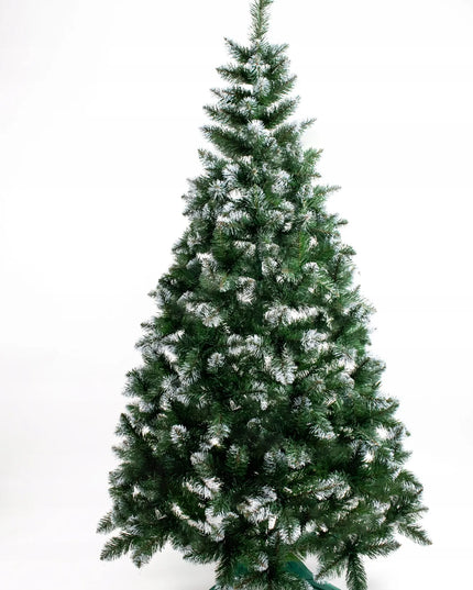 DIRBTINĖ EGLUTĖ KLASIKINĖ LIDIA KĖNIS PVC 200 CM, BALTI GALIUKAI
