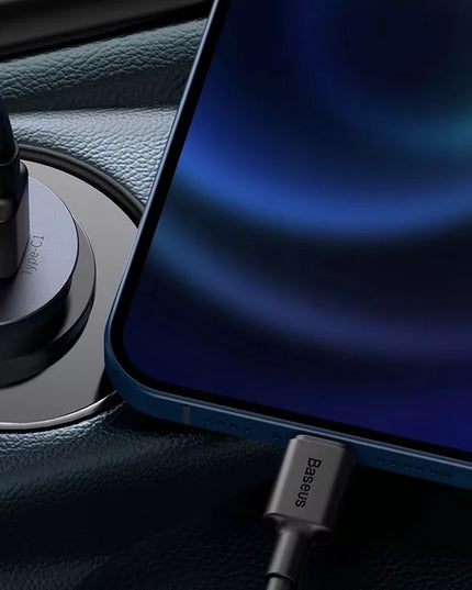 GREITAS AUTOMOBILINIS ĮKROVIKLIS BASEUS 4X USB QC 4.0 PD GALINGAS MAITINIMO ŠALTINIS 120W