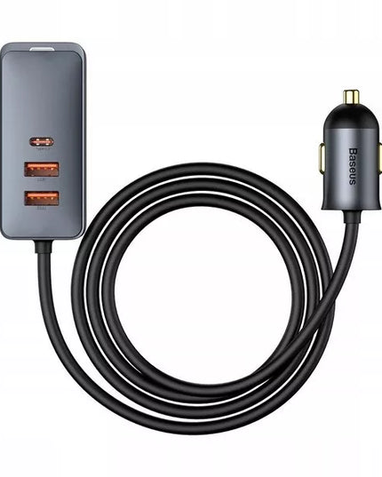 GREITAS AUTOMOBILINIS ĮKROVIKLIS BASEUS 4X USB QC 4.0 PD GALINGAS MAITINIMO ŠALTINIS 120W