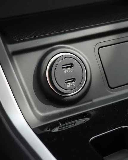SPARTA MINI AUTOMOBILINIS ĮKROVIKLIS 2X USB-C TYPE-C PD PPS ALIUMININIS 30W