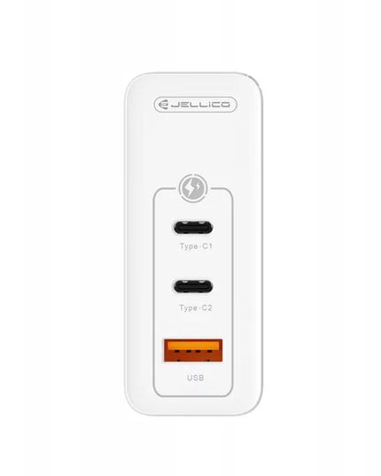 Spartusis sieninis įkroviklis 100W 2xUSB-C + 1xUSB QC3.0 + USB-C