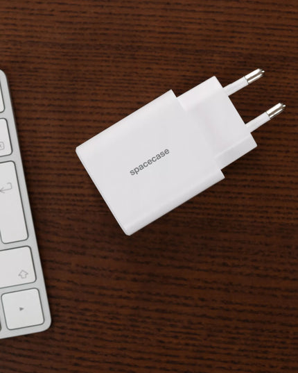 GREITAS TINKLO ĮKROVIKLIS TELEFONUI 3X USB USB-C TIPO-C 30W QUICK CHARGE