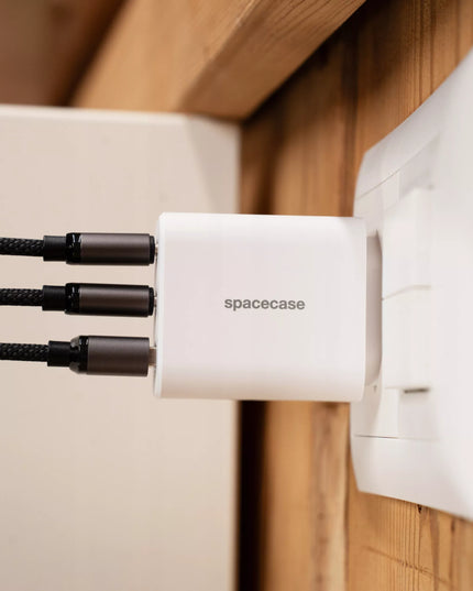 GREITAS TINKLO ĮKROVIKLIS TELEFONUI 3X USB USB-C TIPO-C 30W QUICK CHARGE