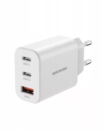 GREITAS TINKLO ĮKROVIKLIS TELEFONUI 3X USB USB-C TIPO-C 30W QUICK CHARGE