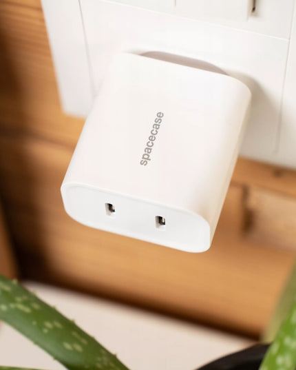 Spartusis Spacecase tinklinis įkroviklis telefonui 2x USB-C Type-C 20W 3A