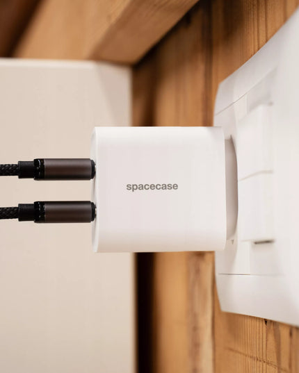 Spartusis Spacecase tinklinis įkroviklis telefonui 2x USB-C Type-C 20W 3A