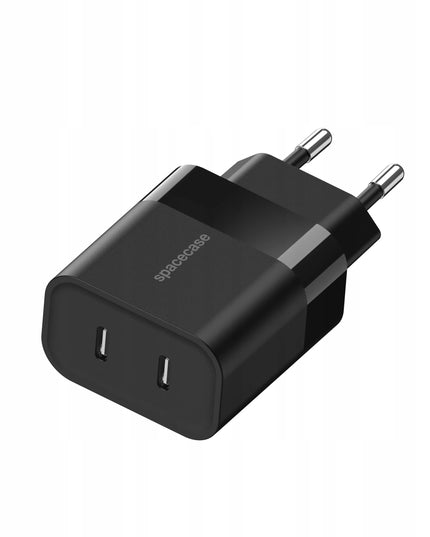GREITAS TINKLO ĮKROVIKLIS TELEFONUI SPACECASE 2X USB-C TYPE-C 20W 3A