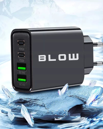 GREITAS TINKLO ĮKROVIKLIS 2x USB 2x USB-C QC 3.0 PD 65W UNIVERSALUS
