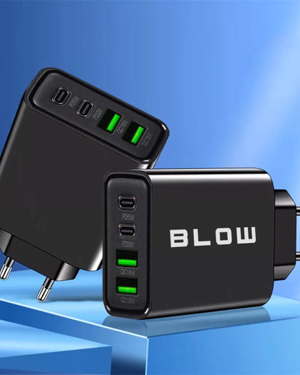 GREITAS TINKLO ĮKROVIKLIS 2x USB 2x USB-C QC 3.0 PD 65W UNIVERSALUS