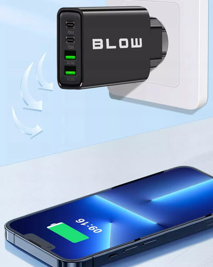 GREITAS TINKLO ĮKROVIKLIS 2x USB 2x USB-C QC 3.0 PD 65W UNIVERSALUS