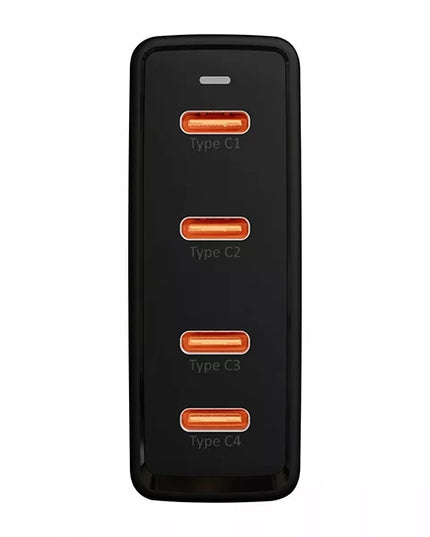 Spartusis sieninis įkroviklis BLOW 4x USB-C QC PD 100W GaN