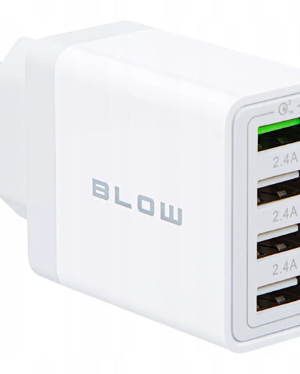 Greitas sieninis įkroviklis su 4xUSB jungtimis Quick Charge 3.0 30W