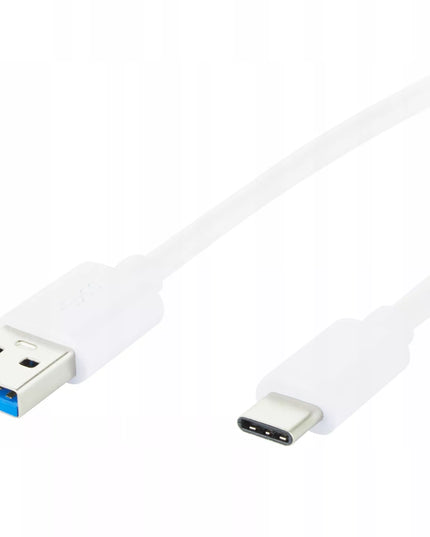 SPARTASIS TINKLO ĮKROVIKLIS USB QC 3.0 18W SU LAIDU BALTAS 1M USB-C