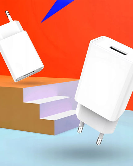Greitas USB 2.4A 2A sieninis įkroviklis Fast Charge, blokelis, kištukas, skirtas fotoaparatui