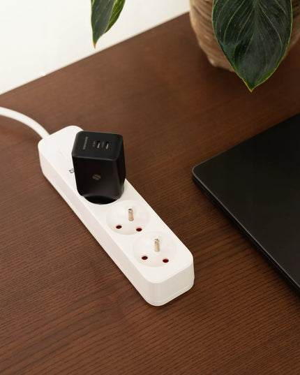 Spartusis Spacecase GaN 45W 2x USB-C įkroviklis telefonui QC 3.0 PD PPS