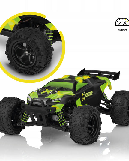 Nuotoliniu būdu valdomas automobilis OVERMAX Monster 3.5 su dviem kėbulais