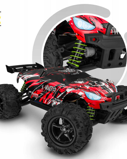 Nuotoliniu būdu valdomas automobilis OVERMAX Monster 3.5 su dviem kėbulais