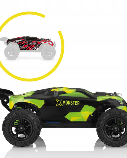 Nuotoliniu būdu valdomas automobilis OVERMAX Monster 3.5 su dviem kėbulais