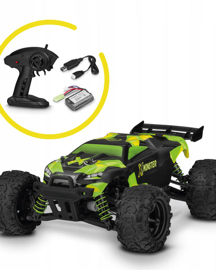 Nuotoliniu būdu valdomas automobilis OVERMAX Monster 3.5 su dviem kėbulais