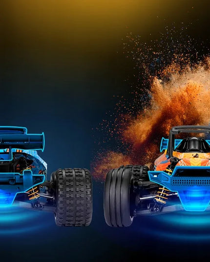 Nuotoliniu būdu valdomas automobilis „OVERMAX X-Horizon“ 4x4, 30 km/h, LED, 100 m, su papildomu kėbulu