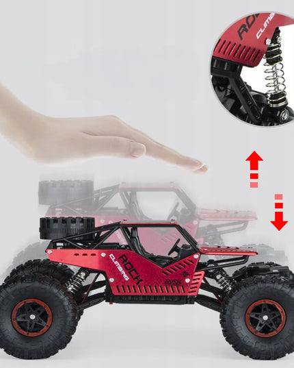 Nuotoliniu būdu valdomas visureigis „CoolStaff ROVER“, 4x4 pavara, akumuliatorinis, su valdymo pultu