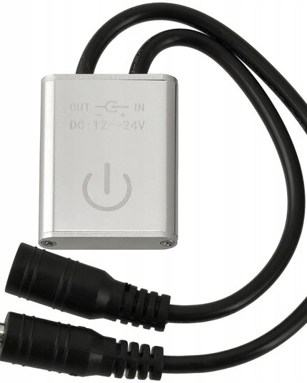 Dimmeris-jungiklis vienspalvei MONO COB LED juostai, sidabrinis, baldinis