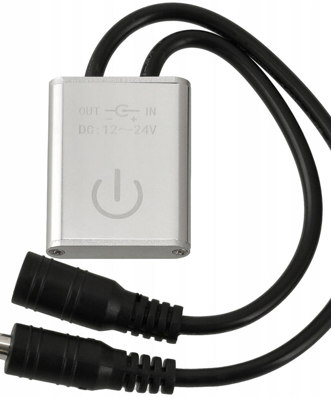 Dimmeris-jungiklis vienspalvei MONO COB LED juostai, sidabrinis, baldinis