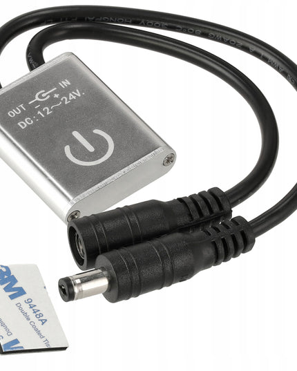 Dimmeris-jungiklis vienspalvei MONO COB LED juostai, sidabrinis, baldinis