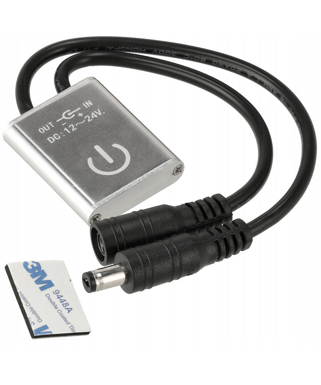 Dimmeris-jungiklis vienspalvei MONO COB LED juostai, sidabrinis, baldinis