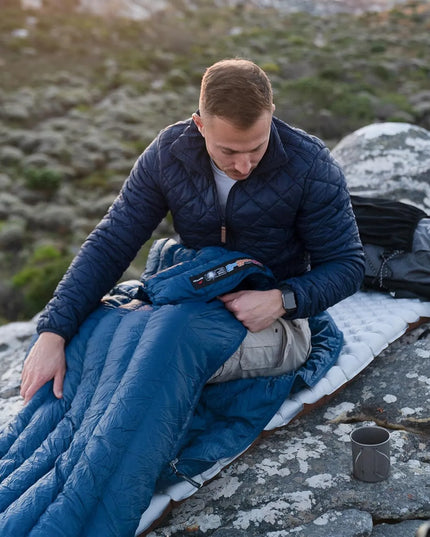 Naturehike CW280 miegmaišis, ultralengvas, su ančių pūkais, skirtas stovyklavimui, žygiams ir kelionėms