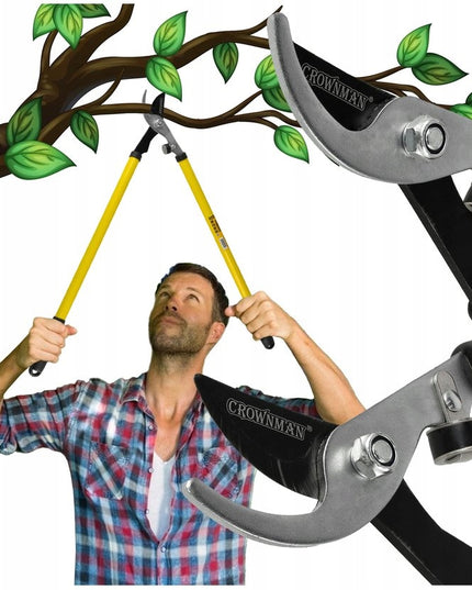 Sekatorius šakoms 25mm Sodo žirklės Didelis 70cm Neslystanti rankena