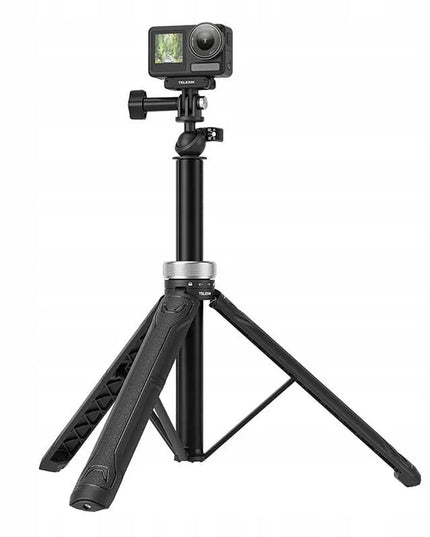 TELESIN Tripod asmenukių lazda – trikojis ir ištraukiamas laikiklis GoPro, DJI, Insta360