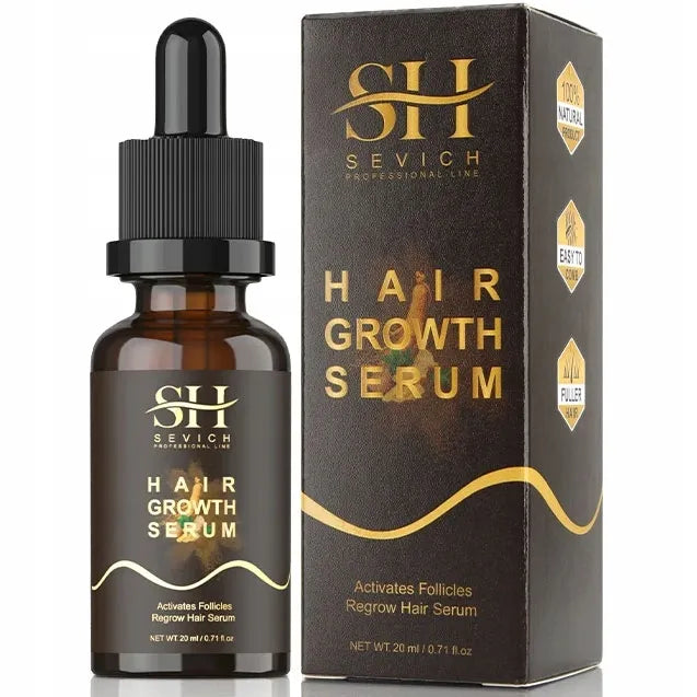 Sevich imbiero serum, mažinantis plaukų slinkimą ir skatinantis augimą