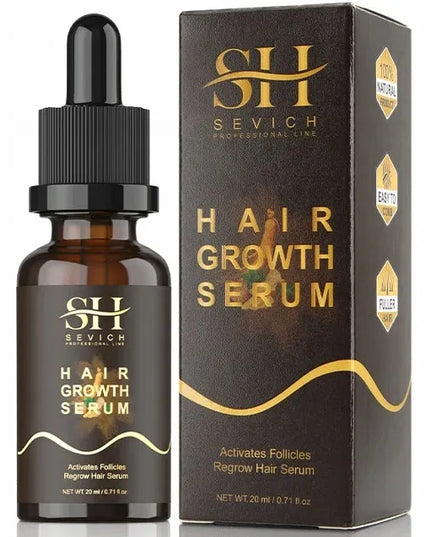 Sevich imbiero serum, mažinantis plaukų slinkimą ir skatinantis augimą