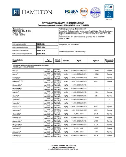 IronFlex Steel Shaker 591 ml – plieninė baltymų gertuvė su papildų talpykle, žalia ir geltona
