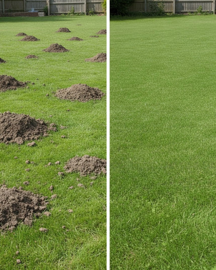 Tvirtas juodas PP tinklas nuo kurmių vejai, 25 g/m², 1 × 20 m, akutės 12 × 12 mm