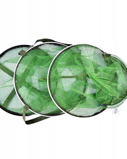 Gumuotas žvejybos tinklas 130 x 40cm, uždaromas, su transportavimo rankenomis