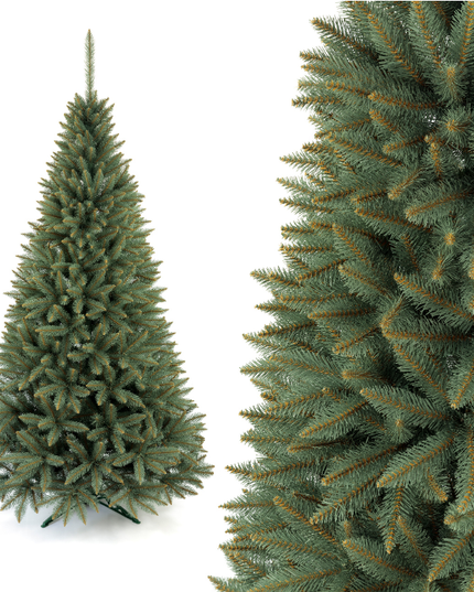 Sidabrinė dirbtinė eglutė, Kalėdinė eglė, pagaminta Lenkijoje, 220cm