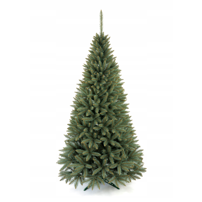 Sidabrinė dirbtinė eglutė, Kalėdinė eglė, pagaminta Lenkijoje, 220cm