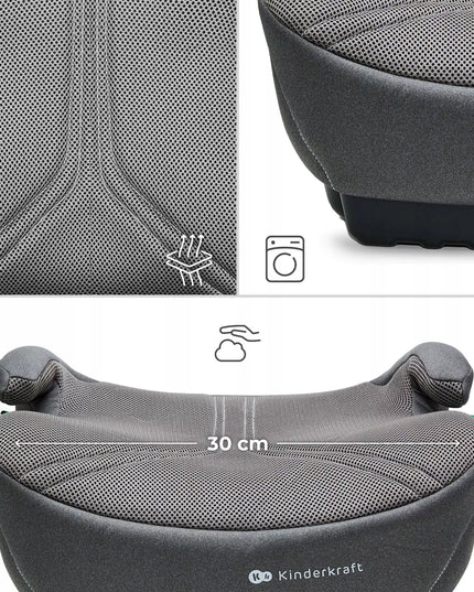 Automobilinė kėdutė Kinderkraft I-BOOST 2 PRO ISOFIX 125-150cm I-SIZE