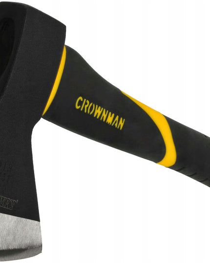 Universalus kirvis 800g, patogus, STIPRUS, iš anglinio plieno, 38cm, skirtas skaldyti