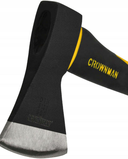 Universalus kirvis 800g, patogus, STIPRUS, iš anglinio plieno, 38cm, skirtas skaldyti